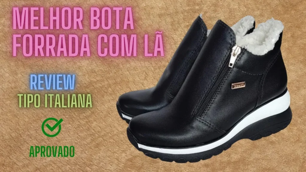 Botas Forradas de Lã. ©Eliane Colepicolo, 2024